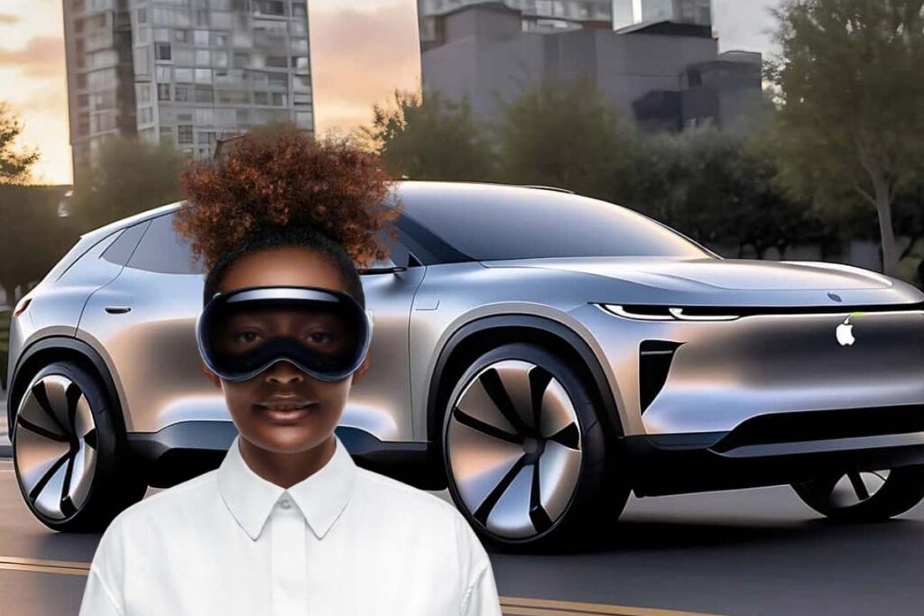 L’Apple Car pourrait être conduite avec Vision Pro en tête L’Apple Car pourrait être conduite avec Vision Pro en tête
