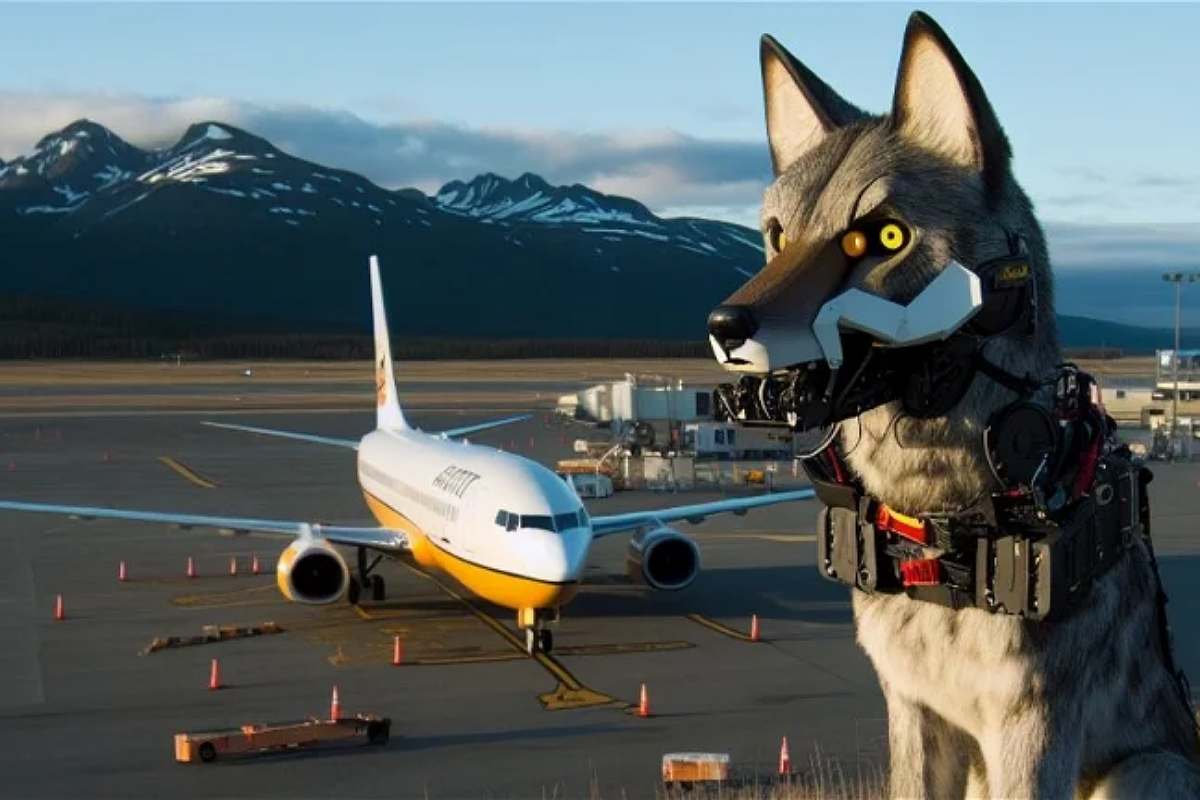 Il embauche un chien robot déguisé en renard pour chasser les animaux de l’aéroport Il embauche un chien robot déguisé en renard pour chasser les animaux de l’aéroport